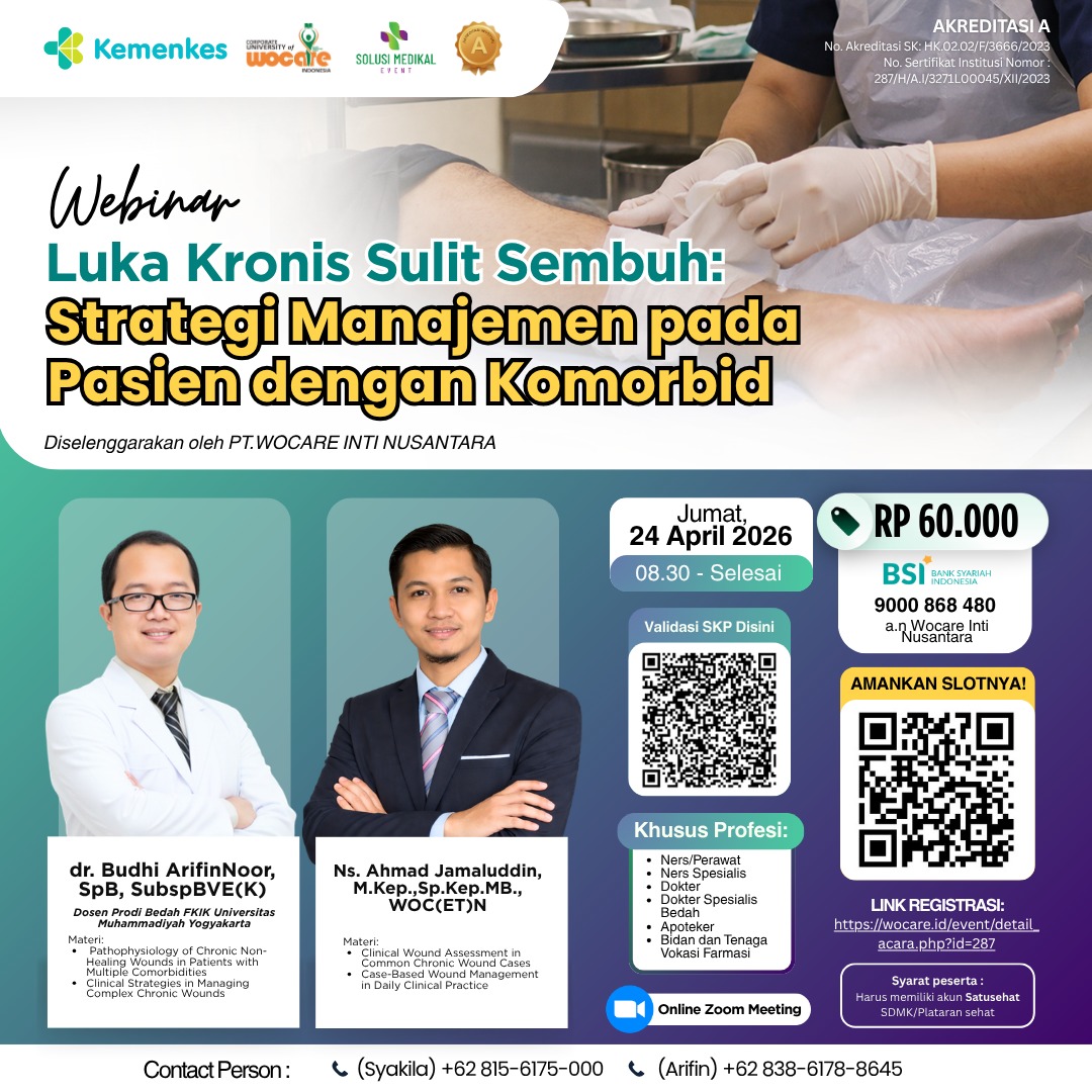 Luka Kronis Sulit Sembuh: Strategi Manajemen pada Pasien dengan Komorbid